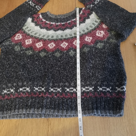 Vintage Fair Isle Wool Blend Crew Knit Sweater Alison H Collection Women… - Picture 11 of 16